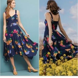 Maeve Vivienne Floral Summer Dress Fit and Flare Style Fitted Bust